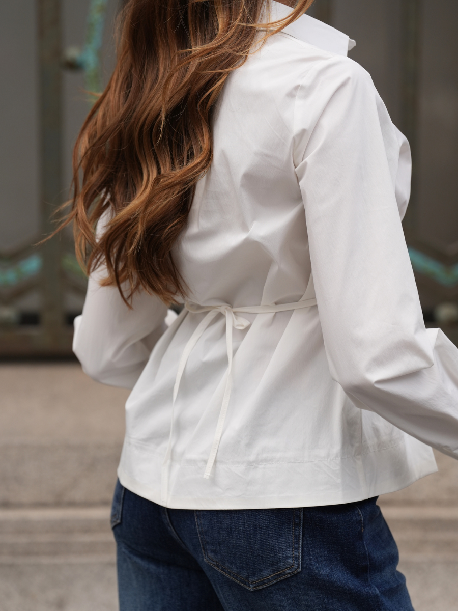 Camisa Cintada Branca