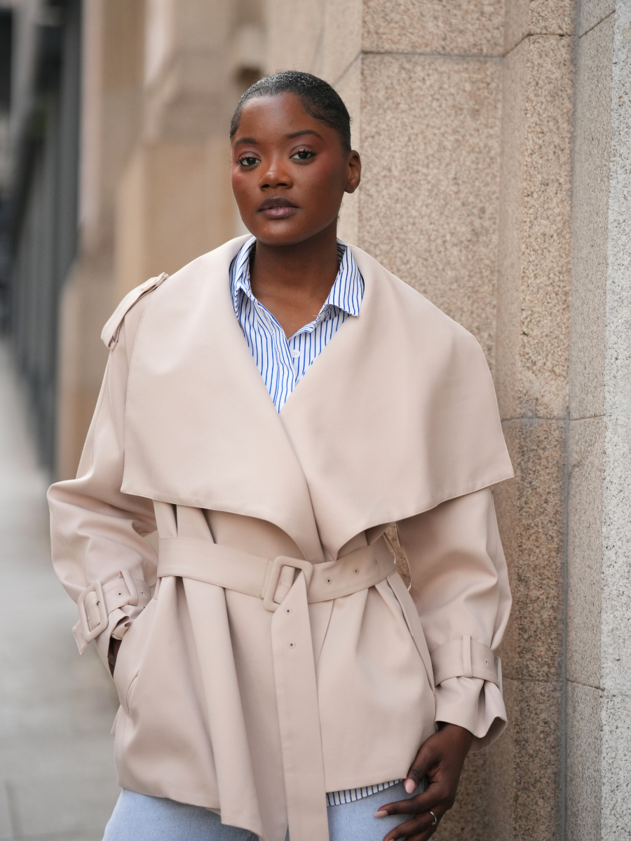 Casaco Trench com Lapela Larga | SPACCIO By Cristina
