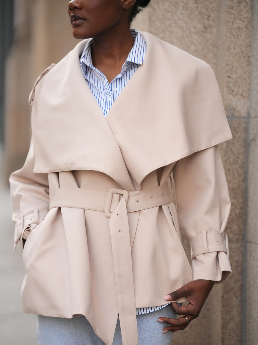 Casaco Trench com Lapela Larga | SPACCIO By Cristina