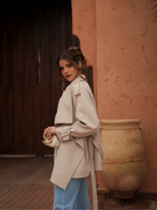 Casaco Trench com Lapela Larga | SPACCIO By Cristina