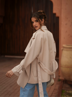 Casaco Trench com Lapela Larga | SPACCIO By Cristina