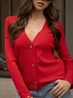 Cardigan botões gold