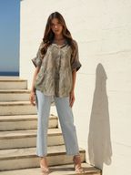 Blusa texturizada