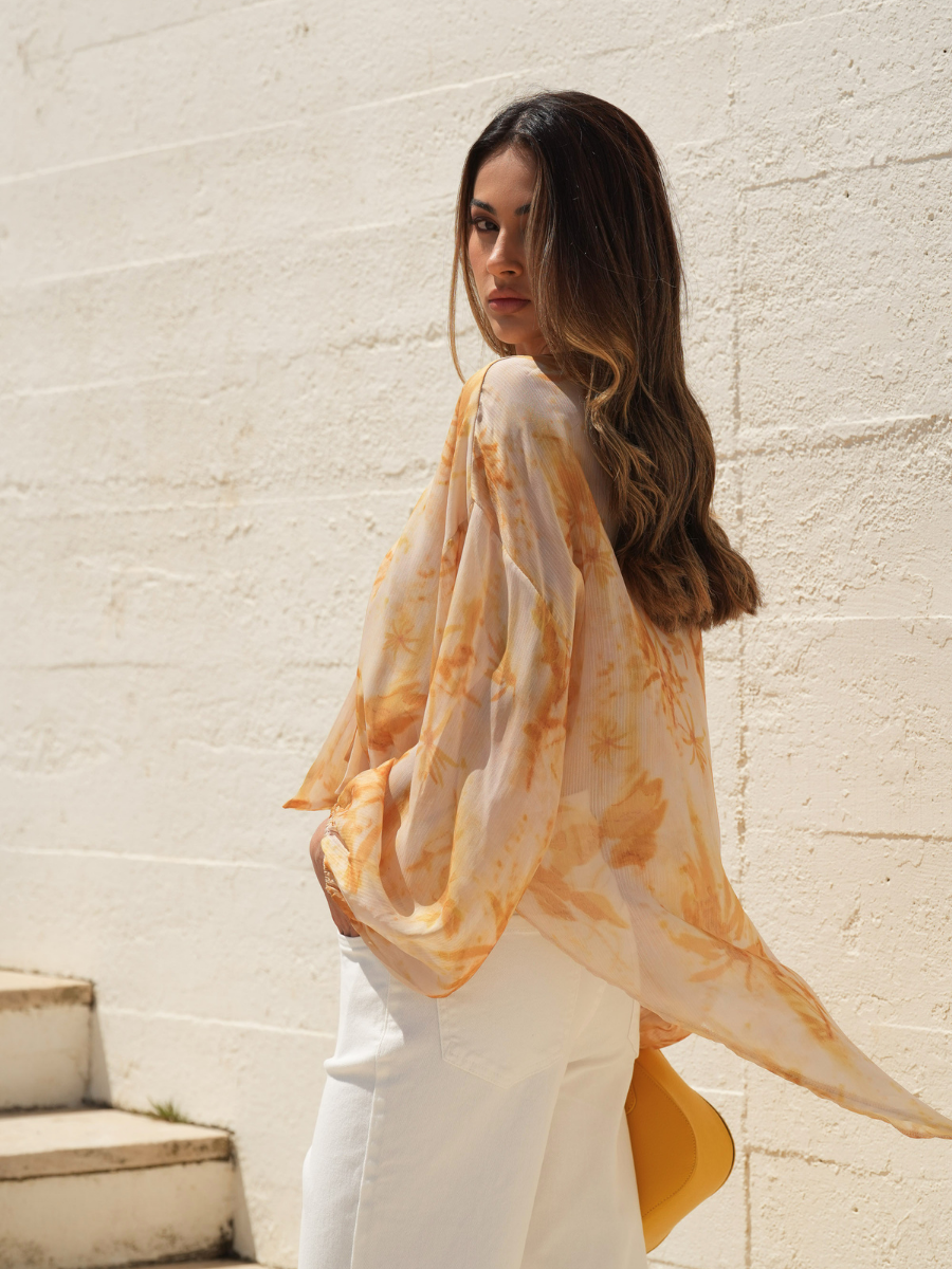 Blusa Cropped Estampada