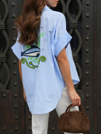 Camisa Oversized Ocean
