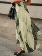 Saia estampada