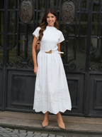 Vestido Midi com Cinto | SPACCIO by Cristina