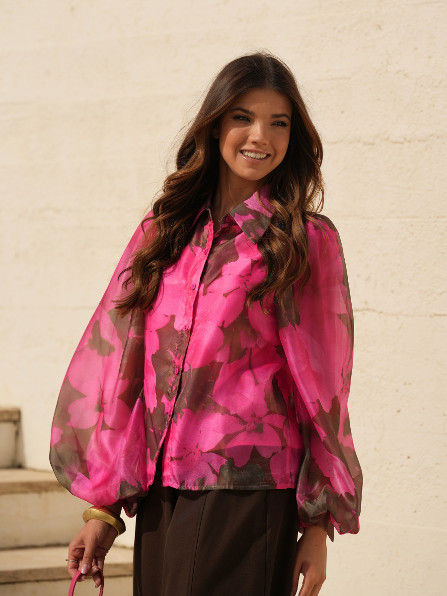 Camisa Fluida Floral