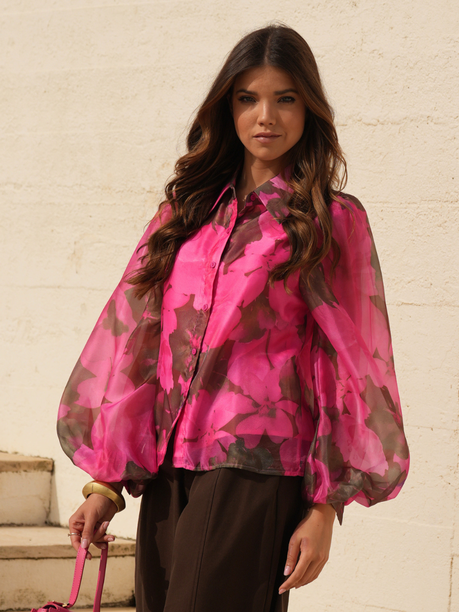 Camisa Fluida Floral