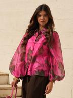Camisa Fluida Floral