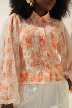 Blusa em Renda Floral