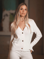 Cardigan botões gold